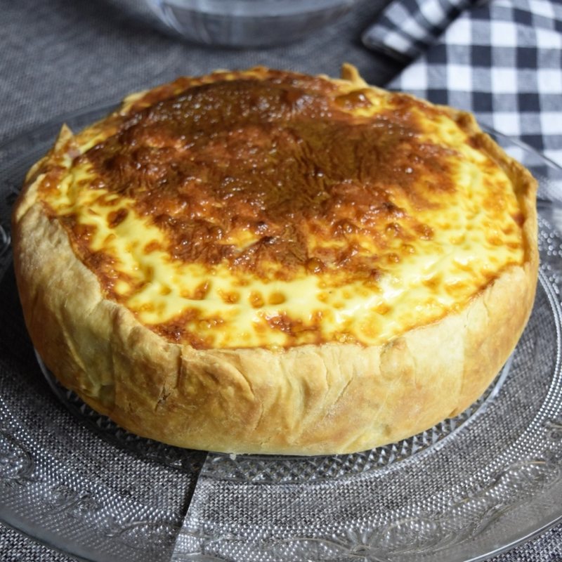Traditionell Quiche Lorraine
